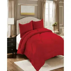 GENERICO - COBERTOR CON CHIPORRO PLUSH 2 PLAZAS ROJO