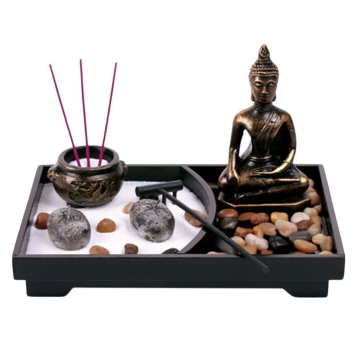 GENERICO - Porta Vela De Buda Con Porta Vela Candelabro Decorativo