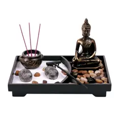 GENERICO - Porta Vela De Buda Con Porta Vela Candelabro Decorativo