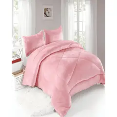 GENERICO - COBERTOR CON CHIPORRO PLUSH 2 PLAZAS ROSADO