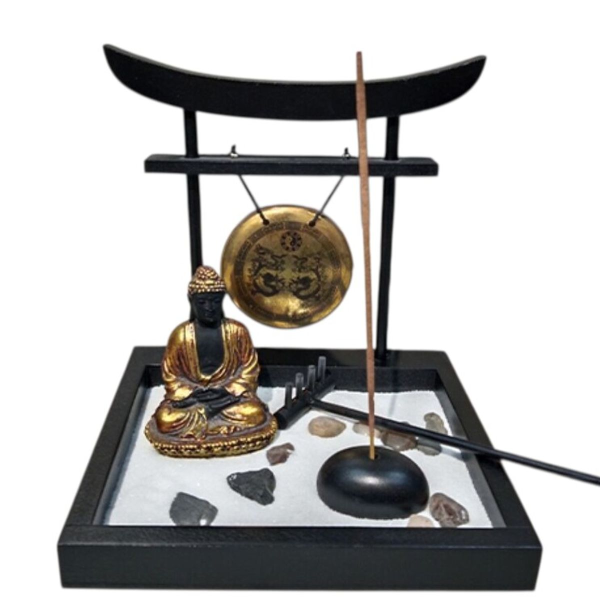 GENERICO - Buda de Decoraci n con Porta Incienso y Porta Vela