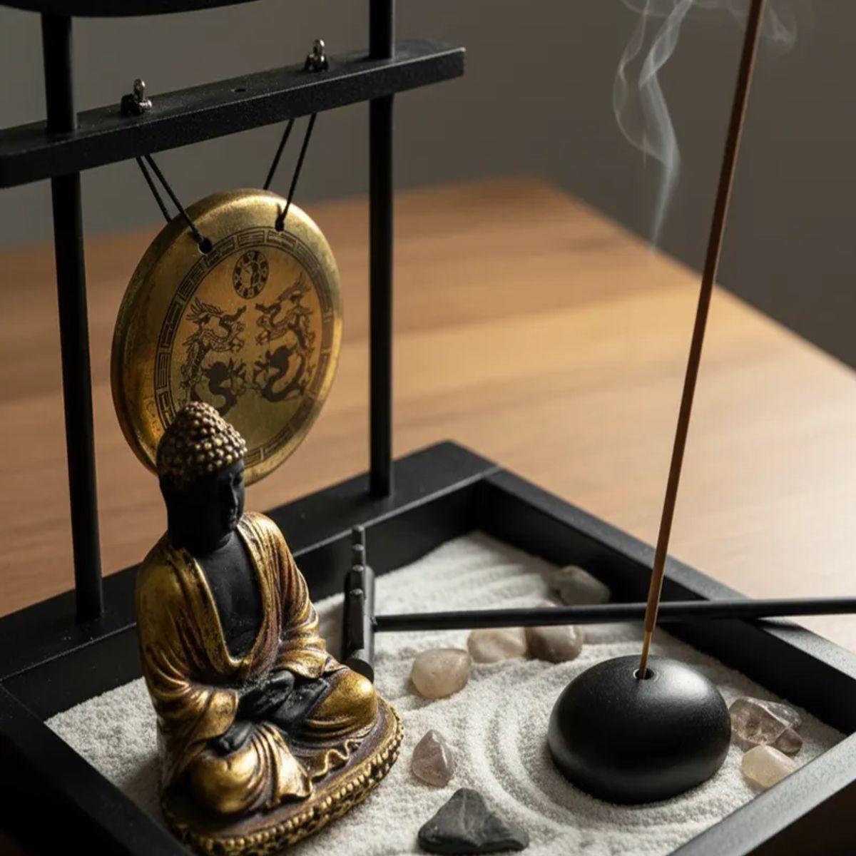 GENERICO - Buda de Decoraci n con Porta Incienso y Porta Vela