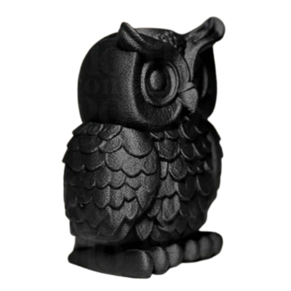 GENERICO - Figura decorativa Buho Negro Elegante