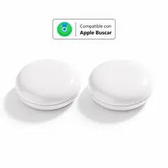 GENERICO - Pack 2 Localizadores Compatibles con Apple - Blancos
