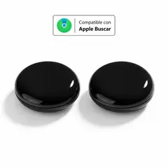 GENERICO - Pack 2 Localizadores Compatibles con Apple - Negros