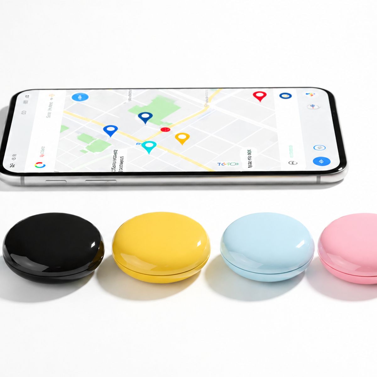 GENERICO - Pack 2 Localizadores Compatibles con Apple - Rosados