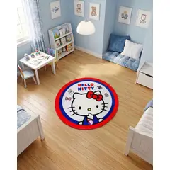 GENERICO - Alfombra Circular Acolchada Infantil De 80cm
