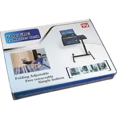 GENERICO - Mesa Para Laptop Plegable Con Ruedas Y Altura Ajustable