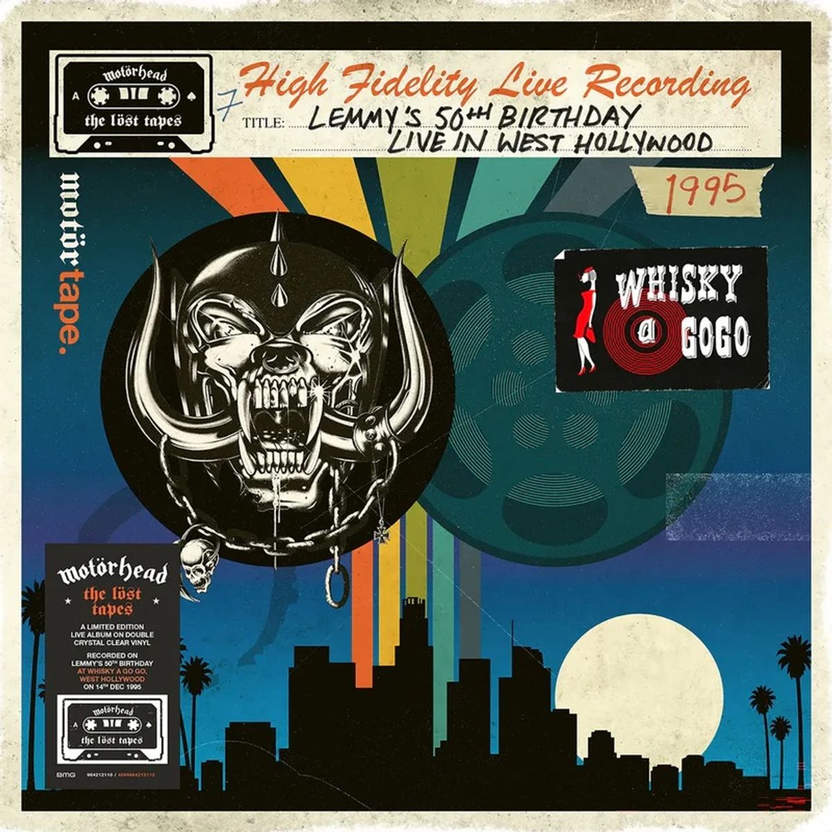 GENERICO - Motörhead -The Löst Tapes, Vol. 7 (Lemmy’s 50th Birthday, Live In West Hollywood- Vinilo Doble Clear