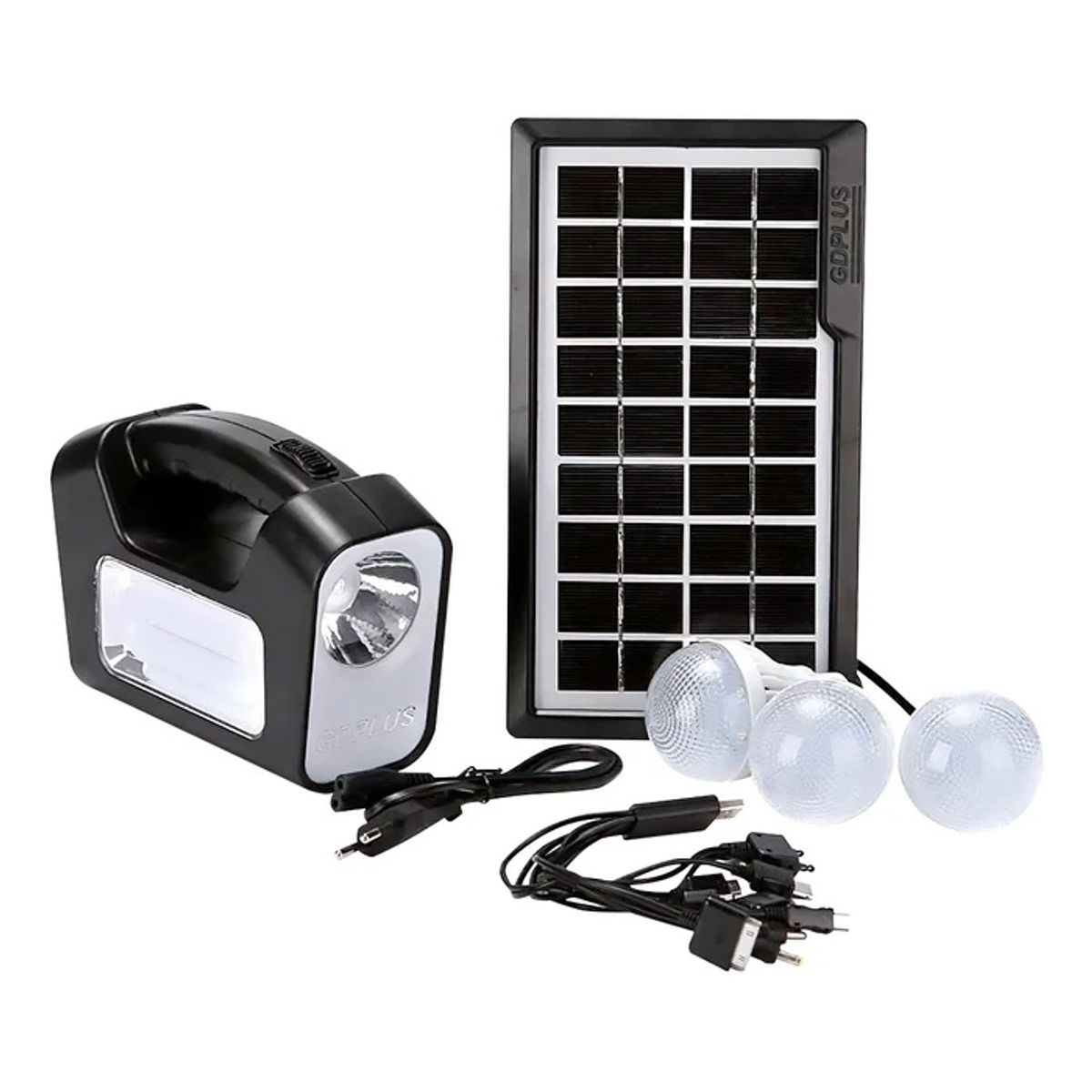 GENERICO - Sistema de iluminación solar portátil Kit Solar de Emergencia