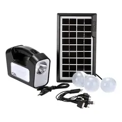GENERICO - Sistema de iluminación solar portátil Kit Solar de Emergencia