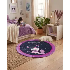 GENERICO - Alfombra De Juego Para Niños Circular Suave 80cm