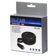 GENERICO - Inversor Para Auto 12 Volt Mas 2 Usb