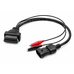 GENERICO - Cable OBD2 3 Pines a 16 Pines Fiat Alfa Romeo Lancia Diagnóstico