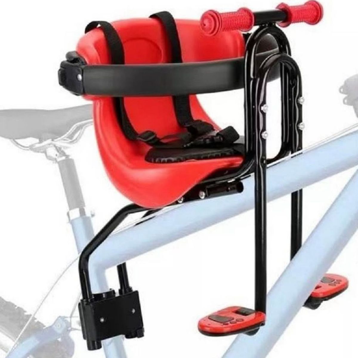 GENERICO - Silla de Bicicleta Delantera Hasta 30kg - ¡Nuevas