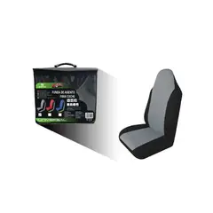 GENERICO - FUNDA 1 UNIVERSAL PARA ASIENTO DE COCHE NEGRO Y GRIS