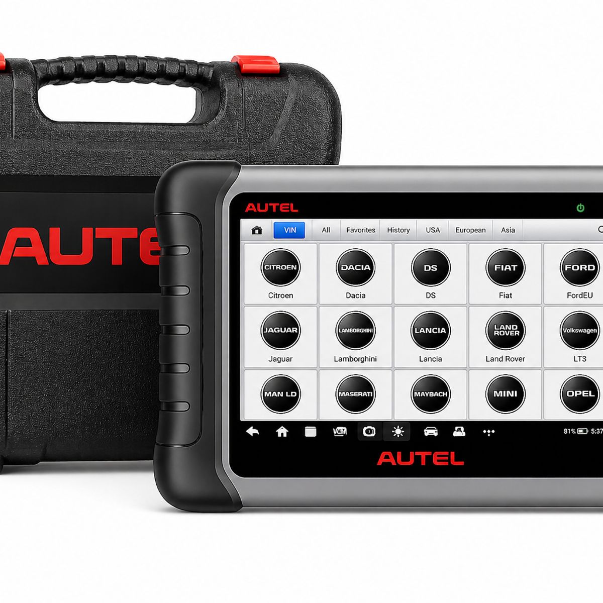 AUTEL - Autel MaxiCOM MK808S Escáner Automotriz OBD2 Profesional Bidireccional 4GB+64GB Android 11