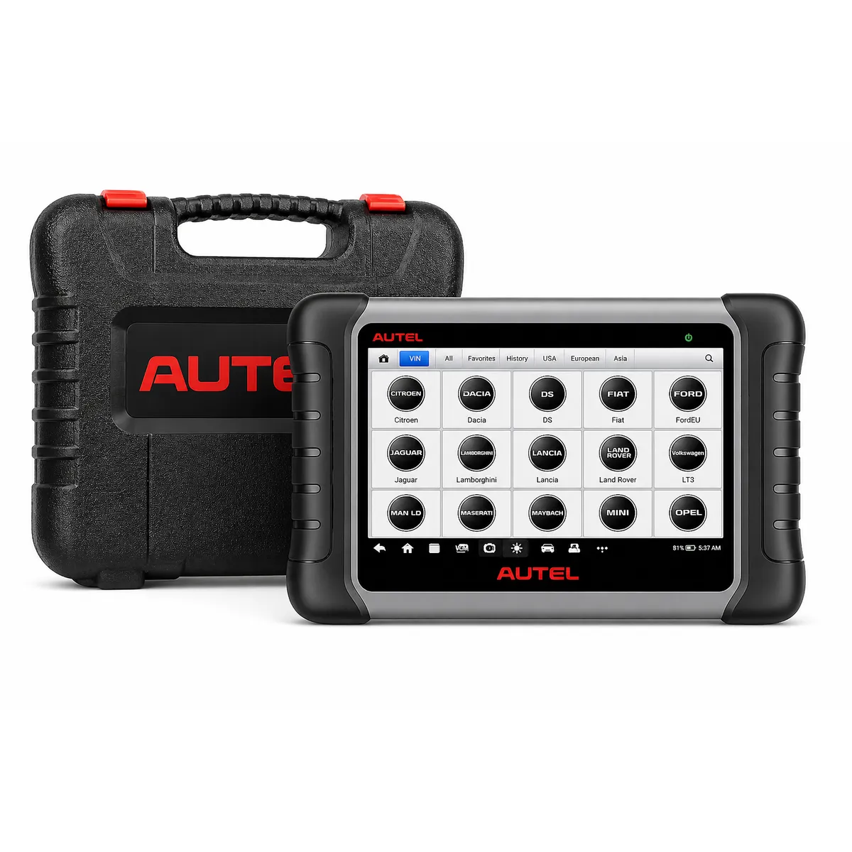 AUTEL - Autel MaxiCOM MK808S Escáner Automotriz OBD2 Profesional Bidireccional 4GB+64GB Android 11