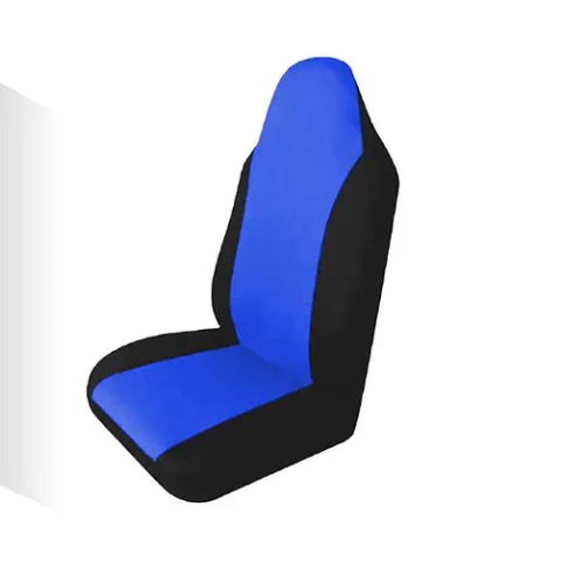 GENERICO - FUNDA 1 DE ASIENTO PARA COCHE NEGRO Y AZUL