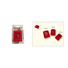 GENERICO - Set de cortadores plastico cuadrado 6pzs
