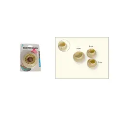 GENERICO - Set de cortadores plastico redondo 6pzs
