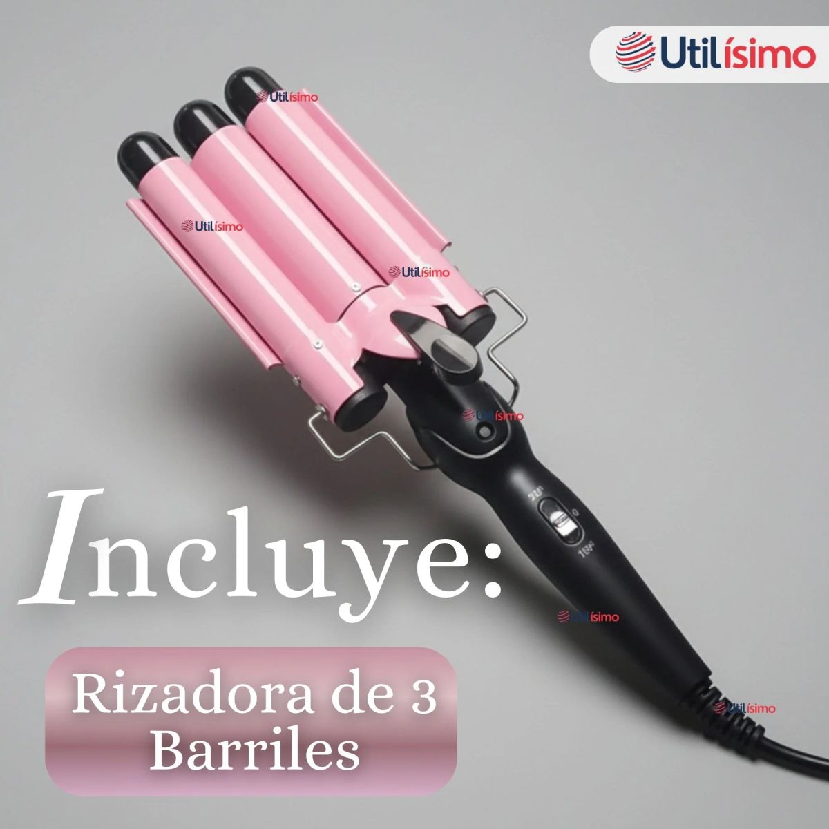 LINE - Rizadora Barril 28mm Con Calentamiento Rápido Para Ondas Perfectas