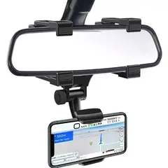 MOVI - SOPORTE DE CELULAR AJUSTABLE PARA ESPEJO RETROVISOR
