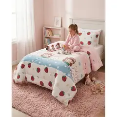 GENERICO - Cubrecama Plush con Chiporro Plaza y Media Diseño Premium