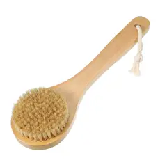 GENERICO - Cepillo Corporal Ducha para Cepillado Seco yo Húmedo Mango 25cm