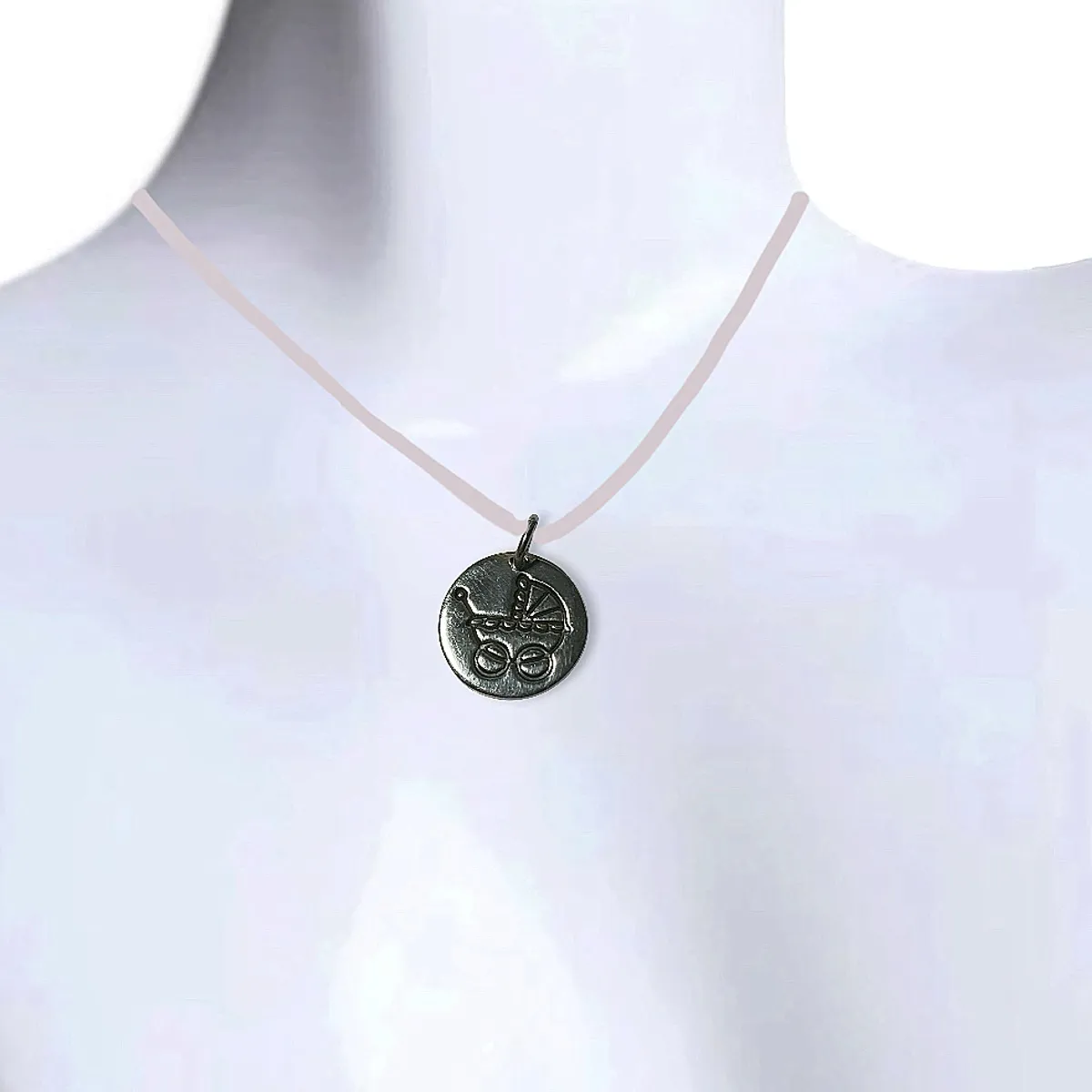 TAETHAI - Colgante o dije de plata 925, Coche