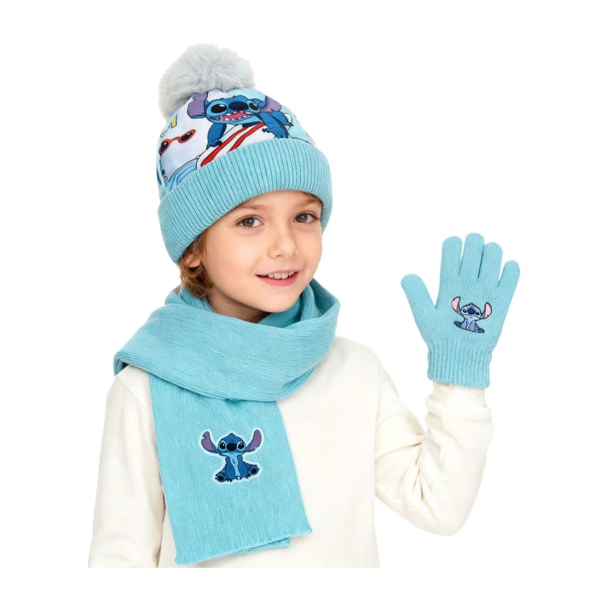 OMAS - Set Invierno Infantil Gorro + Bufanda +Guantes  Gorro Guantes Bufanda Niños