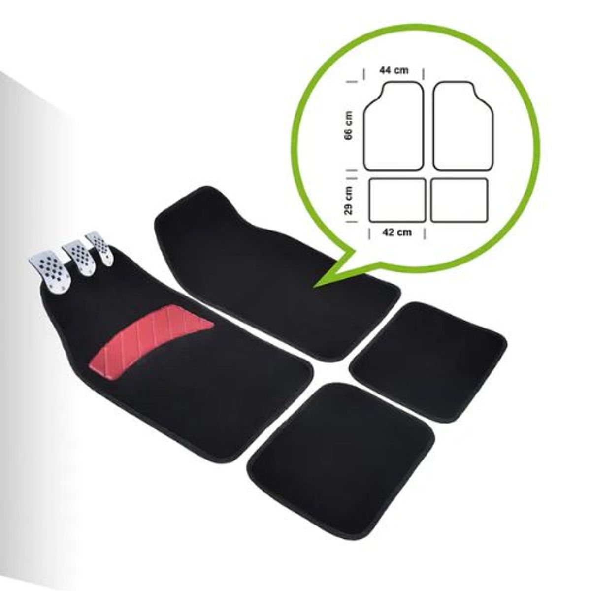 GENERICO - SET DE ALFOMBRAS UNIVERSALES