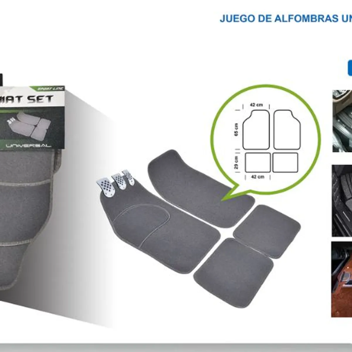 GENERICO - SET ALFOMBRAS UNIVERSALES