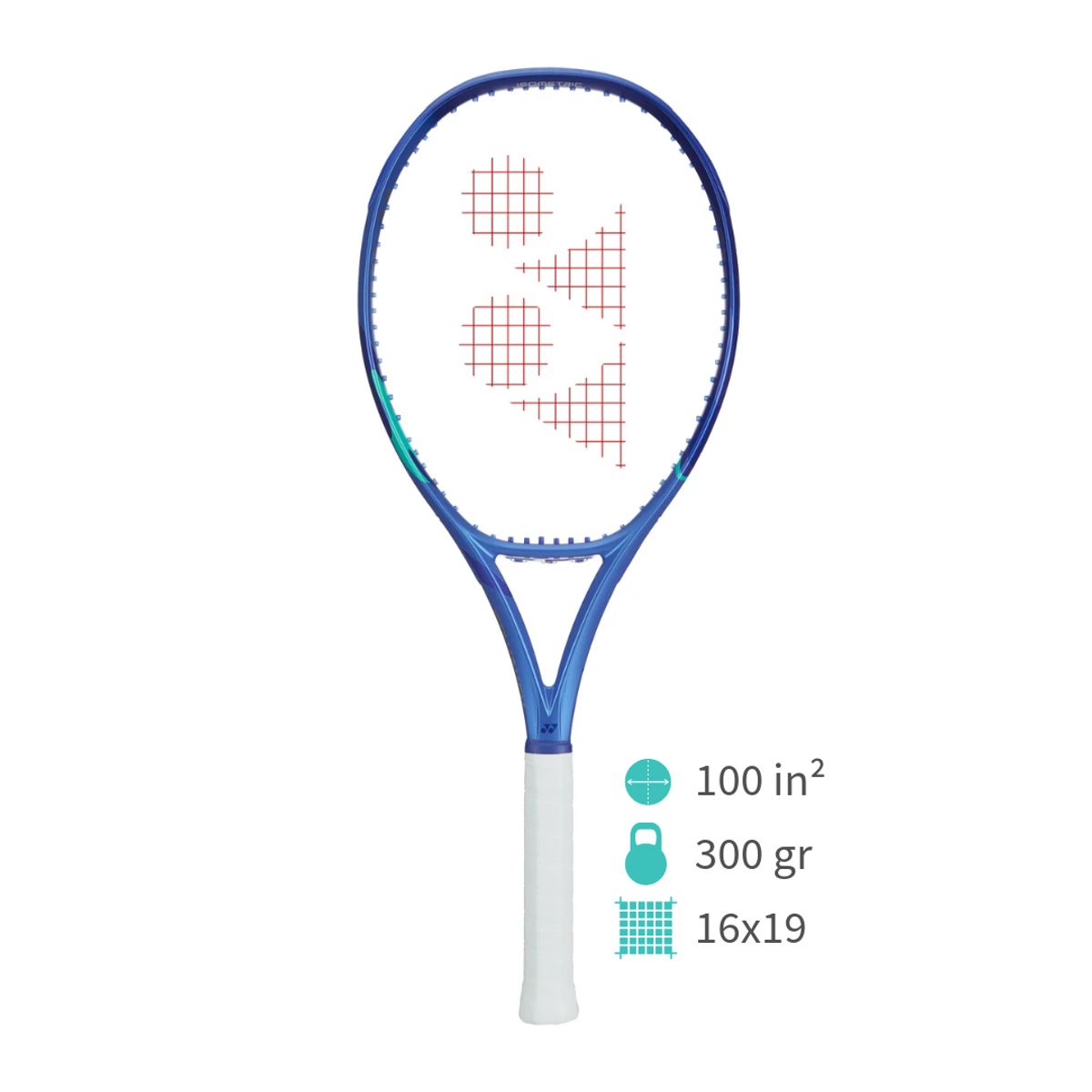 YONEX - Raqueta de Tenis Yonex Ezone 100 Grip 3 Blast Blue Potencia