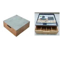 GENERICO - Organizador De Madera Para Capsulas De Cafe 10x30x30cm 1Pcs