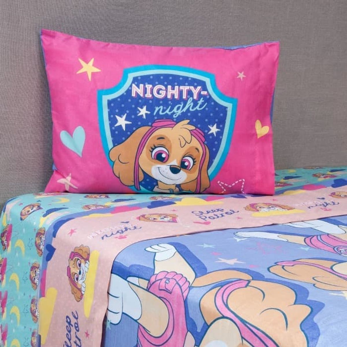 MASHINI - JUEGO DE SABANAS INFANTIL 1.5 PLAZA PAW PATROL SKYE