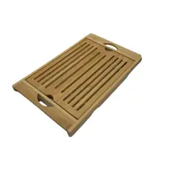 GENERICO - Bandeja De Madera Para Cortar Pan 3x22x36cm 1Pcs