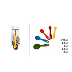 GENERICO - Cucharas medidoras 5pzs