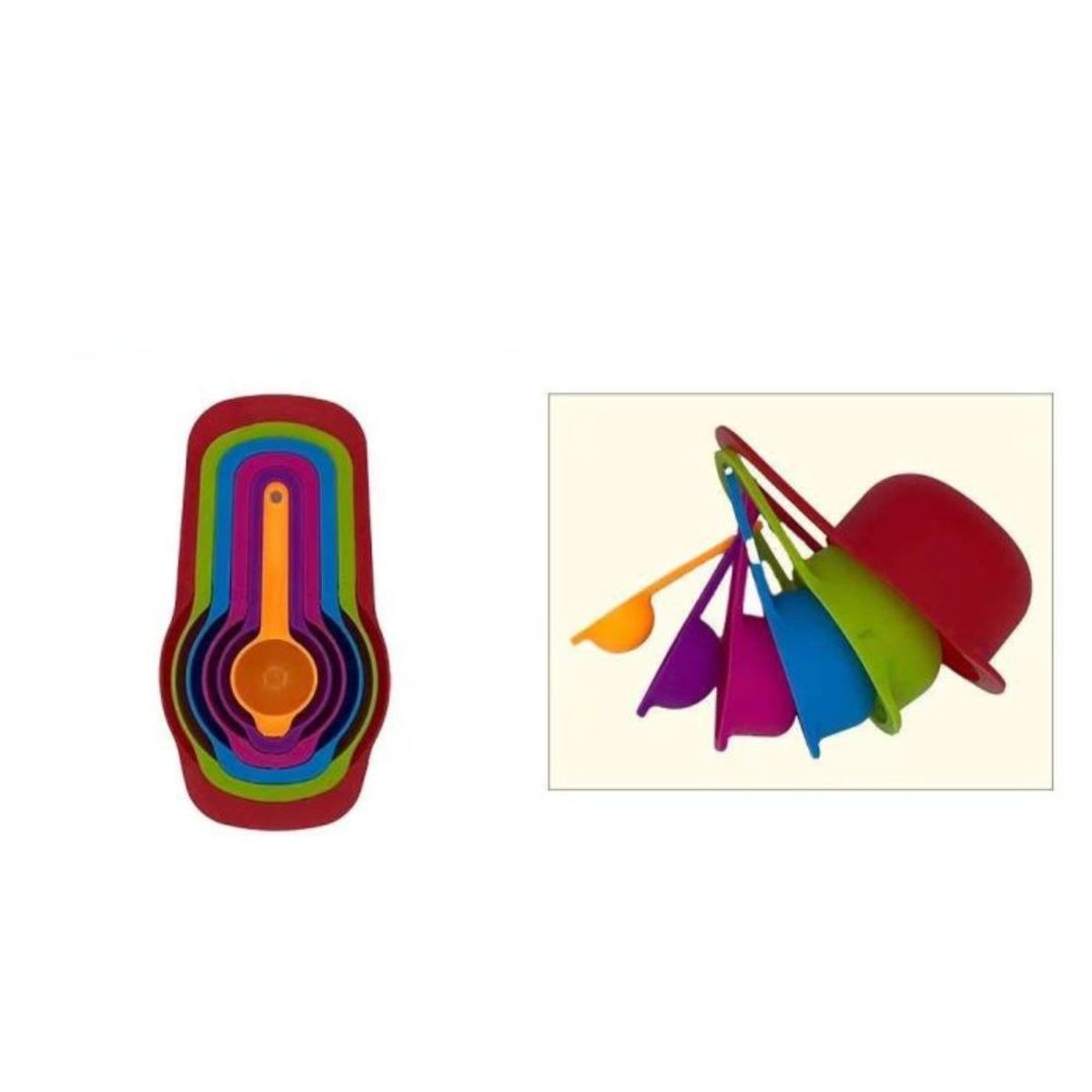 GENERICO - Juego de cucharas medidoras 6pzs