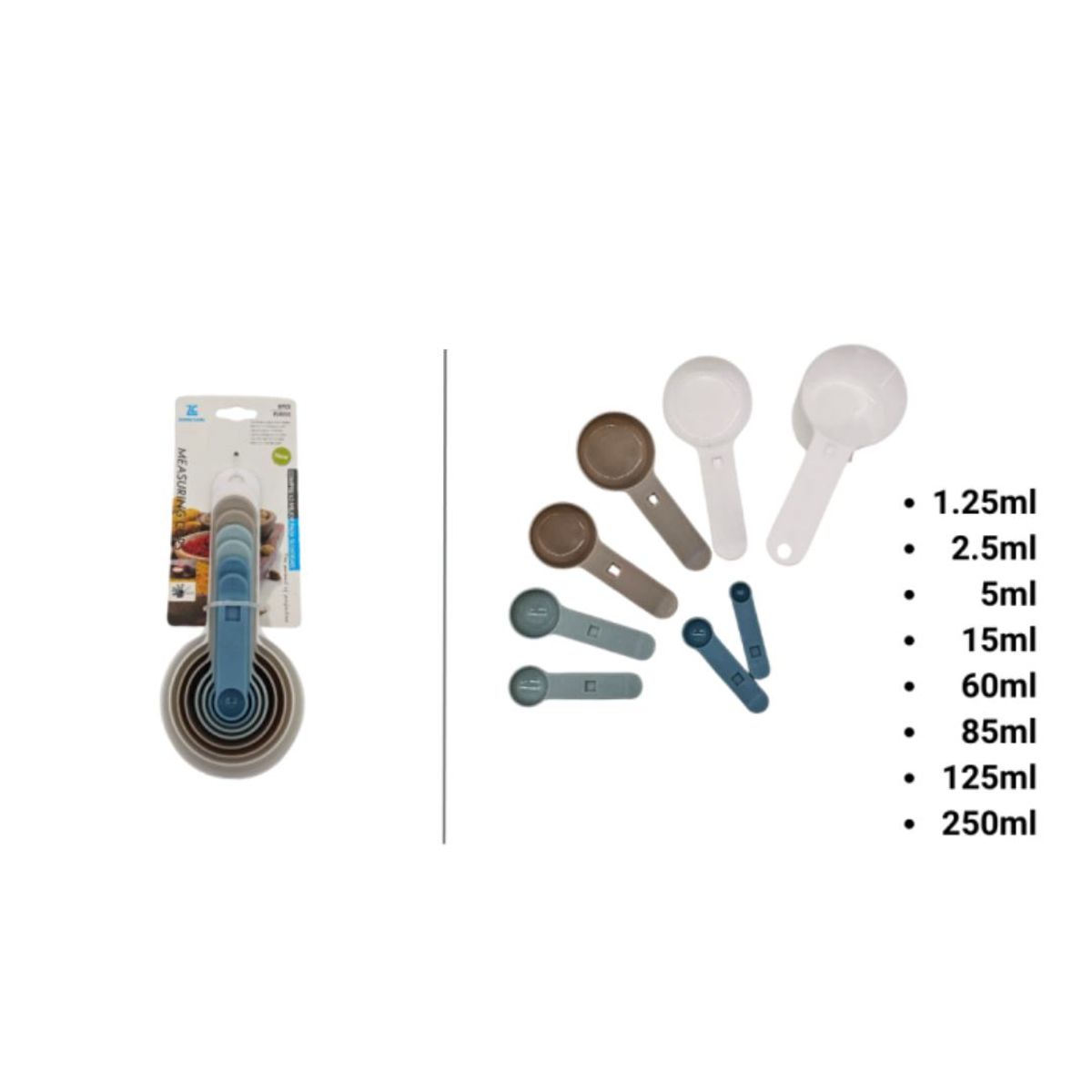 GENERICO - Cucharas medidoras 8pzs