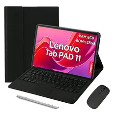 LENOVO - Tablet Pad 11 2025 8GB+128GB WiFi y Ratón inalámbrico Bluetooth &Teclado & Lápiz-Negro