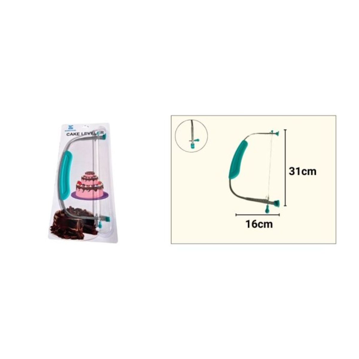 GENERICO - Corta torta 31 cm nivelador