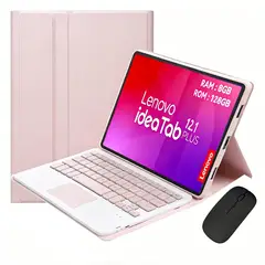 LENOVO - Tablet Pad Plus 12 Idea Tab Plus 8GB+128GB WiFi Y Ratón inalámbrico Bluetooth &Teclado Rosa