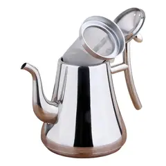 BELKRA - Tetera Infusor 2 Litros Acero Inox Te Agua Hervidor