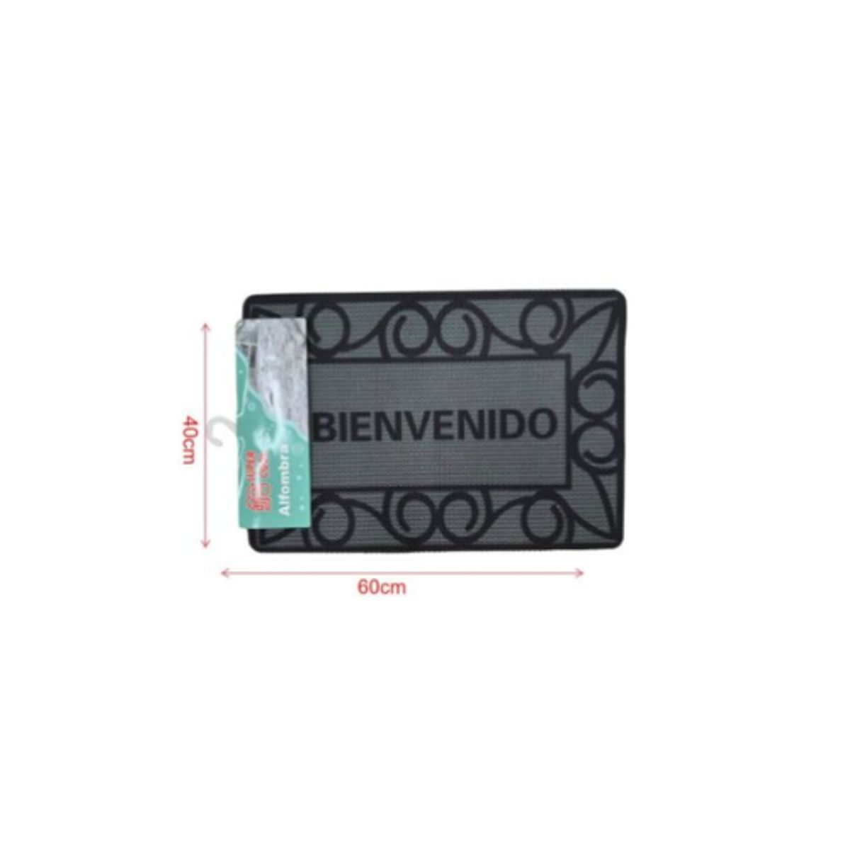 GENERICO - Alfombra Rectangular 40x60 cm Hogar