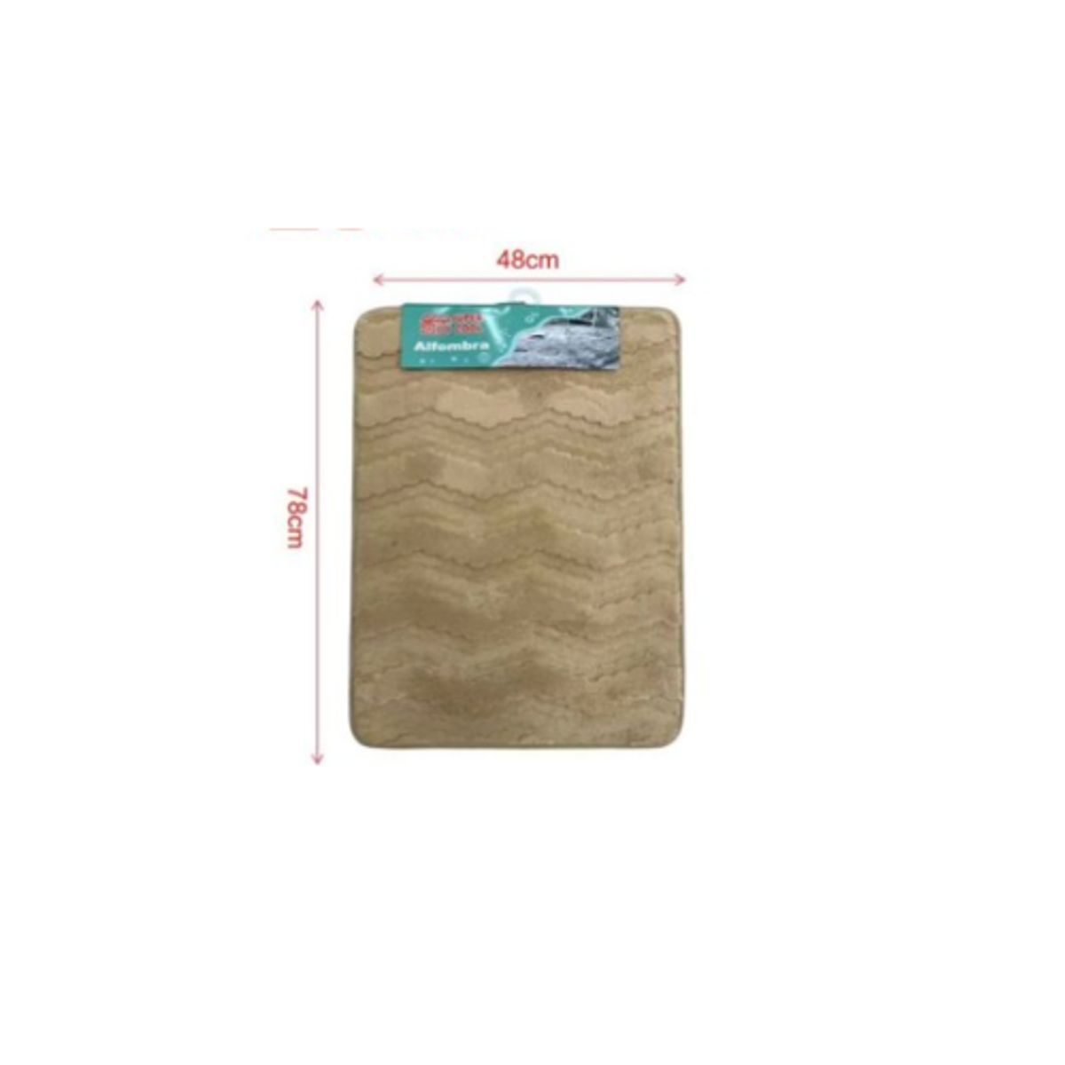 GENERICO - Alfombra Forma Rectangular 48x78 cm Hogar