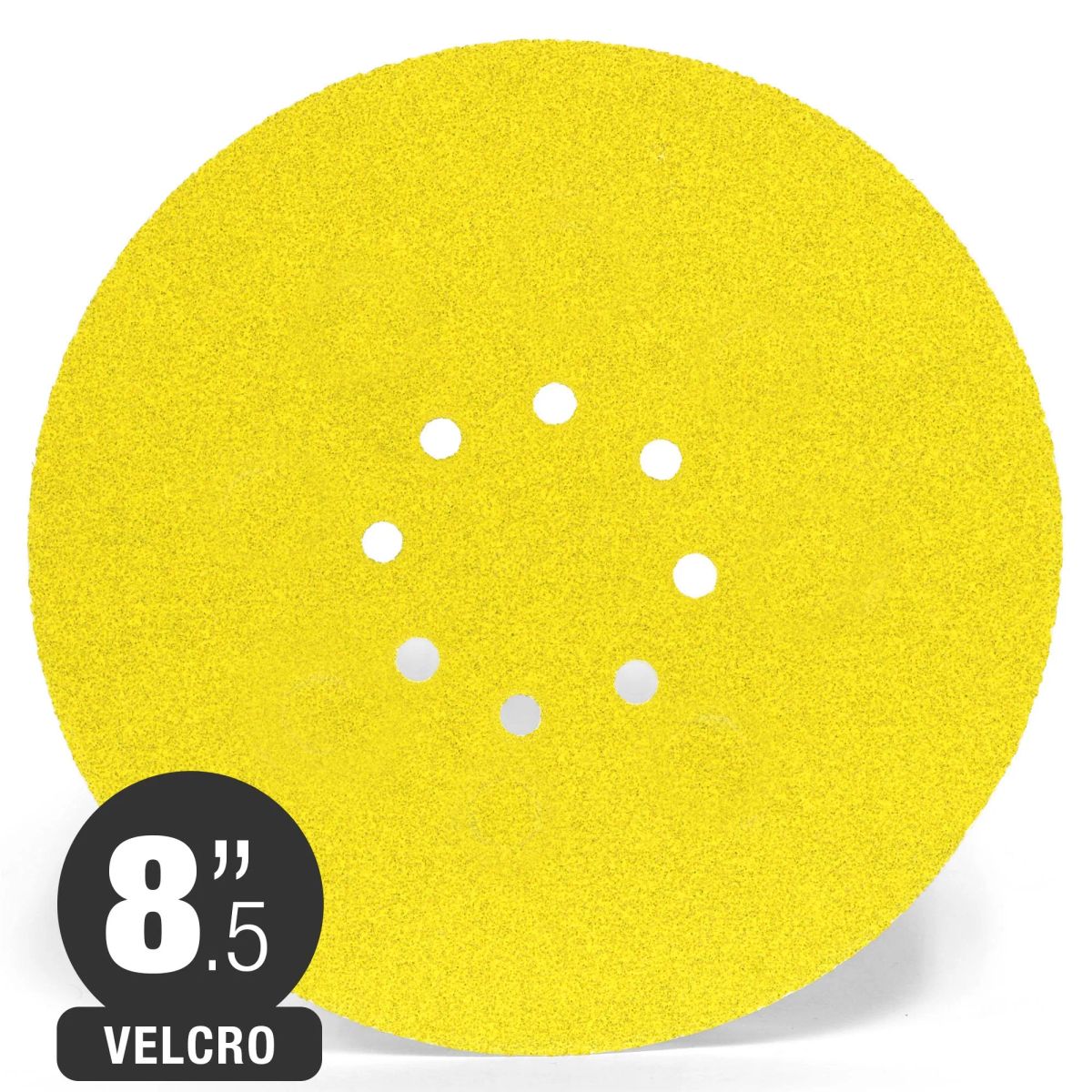 GENERICO - Pack 3 Und. Discos Lijadores Drywall Velcro 8.5 Madera Grueso, Medio y Fino