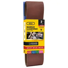 GENERICO - Pack 2 Und. Banda Lija Madera 3 x 18 Grano 50 Siawood 2920