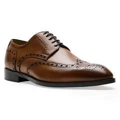 CARDINALE - Zapatos Formales Hombre Suela Cuero Magno Senato-0-03 Brandy