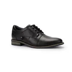 CARDINALE - Zapatos Hombre Cuero Denizen Negro